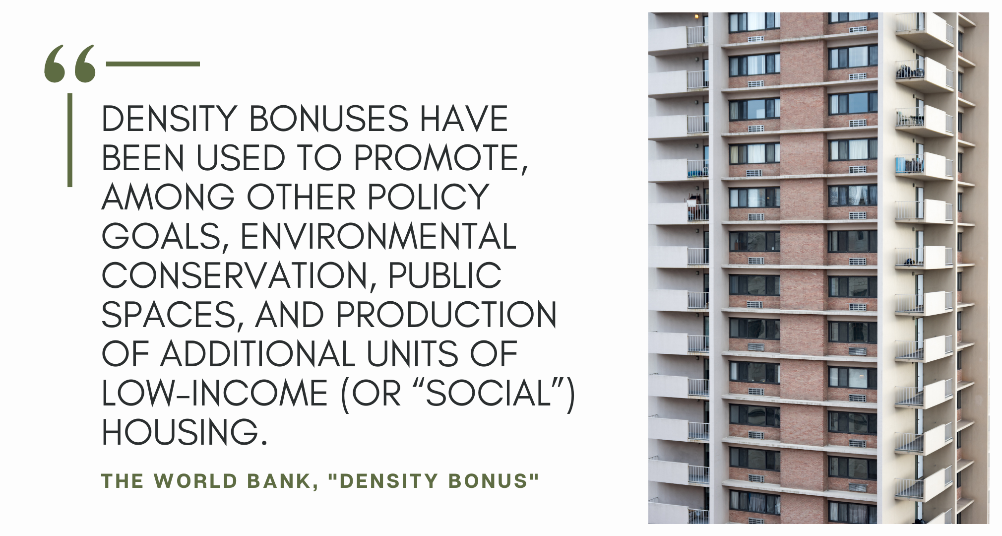 First on our list of cost savings for green building owners is density bonuses
