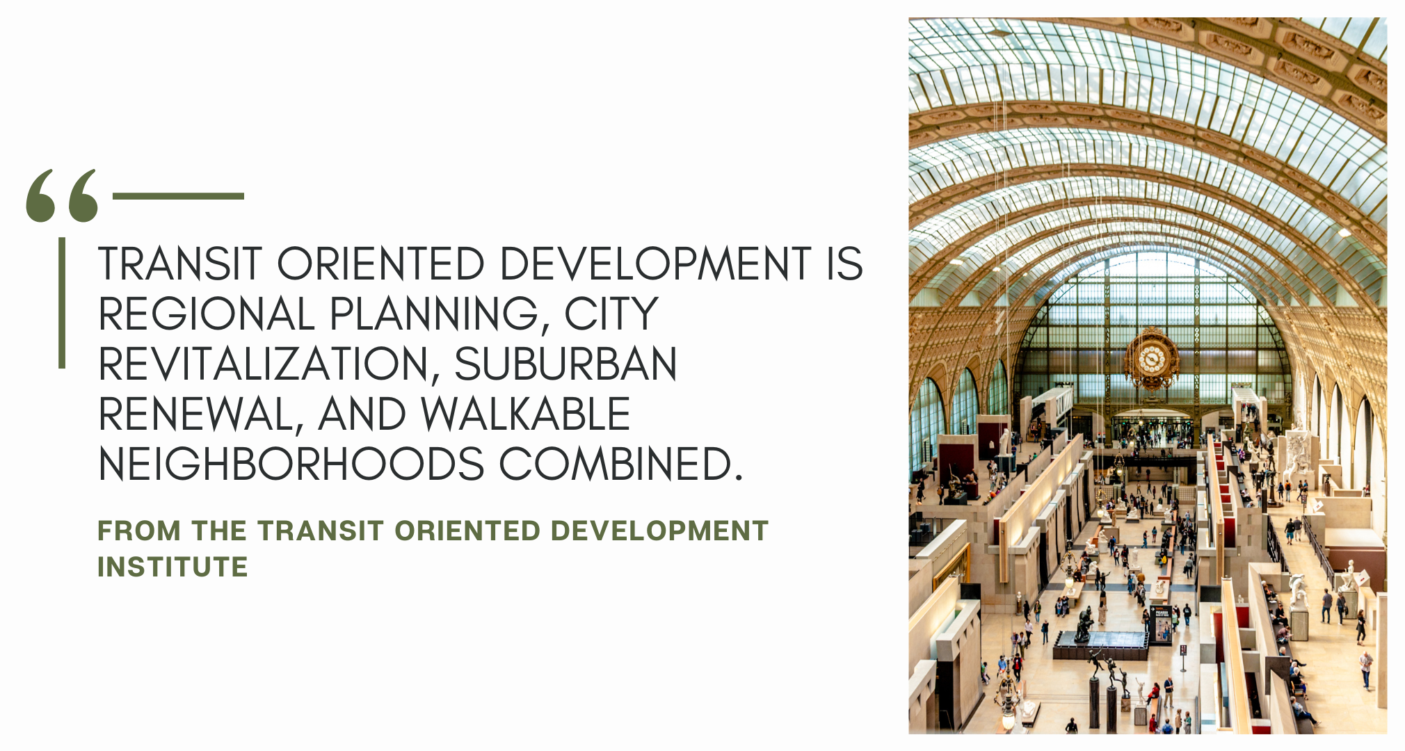 walkable cities and transit oriented development